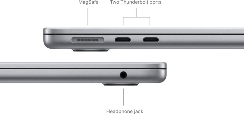 13-inch MacBook Air M3 8-Core CPU 10-Core GPU 16GB 512GB MXCR3LL/A - Image 3