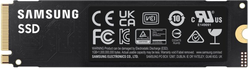 Samsung - 990 EVO SSD 1TB Internal SSD PCIe Gen 4x4 | Gen 5x2 M.2 2280 MZ-V9E1T0B/AM - Image 2