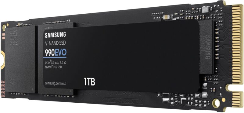 Samsung - 990 EVO SSD 1TB Internal SSD PCIe Gen 4x4 | Gen 5x2 M.2 2280 MZ-V9E1T0B/AM - Image 3