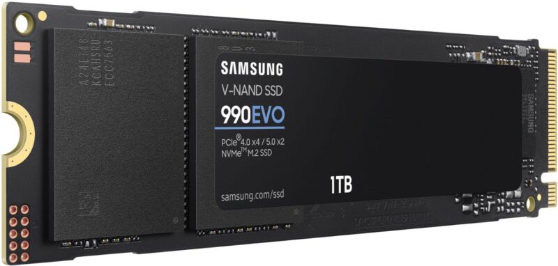 Samsung - 990 EVO SSD 1TB Internal SSD PCIe Gen 4x4 | Gen 5x2 M.2 2280 MZ-V9E1T0B/AM - Image 4