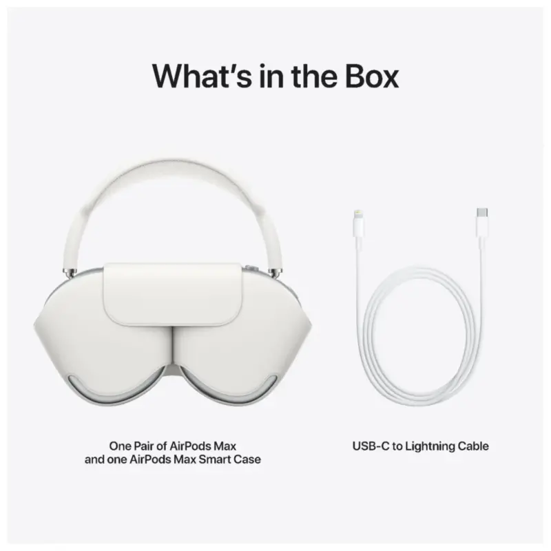 Apple - AirPods Max (Lightning) - Silver MGYJ3AM/A - Image 3