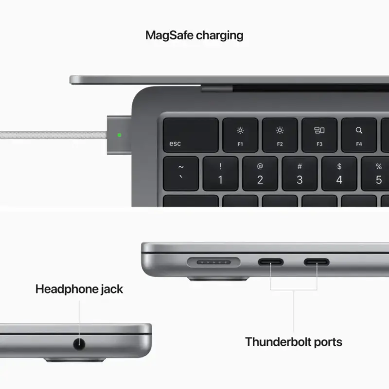 13-inch MacBook Air M2 8-Core CPU 8-Core GPU 16GB 256GB MC7U4LL/A - Image 2