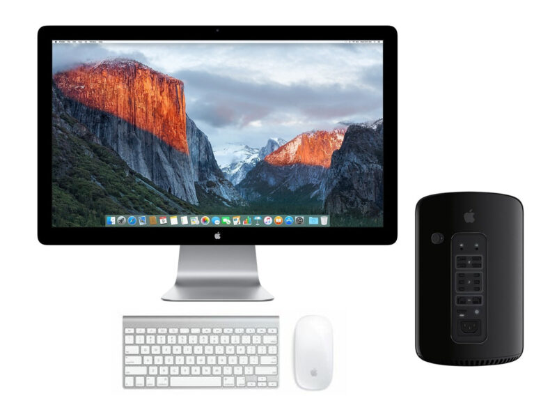 Mac Pro 3.5GHz 6-core Xeon E5 32GB 256GB D500 w/ Thunderbolt 27 inch
