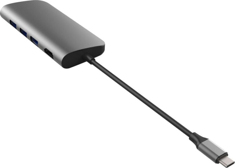 Hyper - 9-Port Universal USB-C Hub - Docking Station HD30F-Gray - Image 4